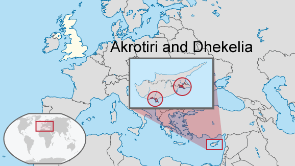 where is Akrotiri and Dhekelia