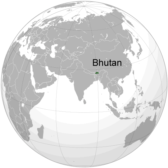 Where is Bhutan in the World