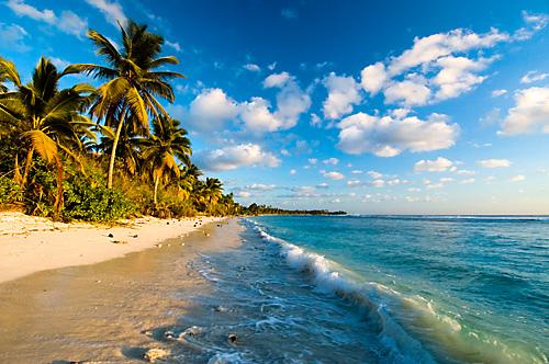 Cocos Islands coastline