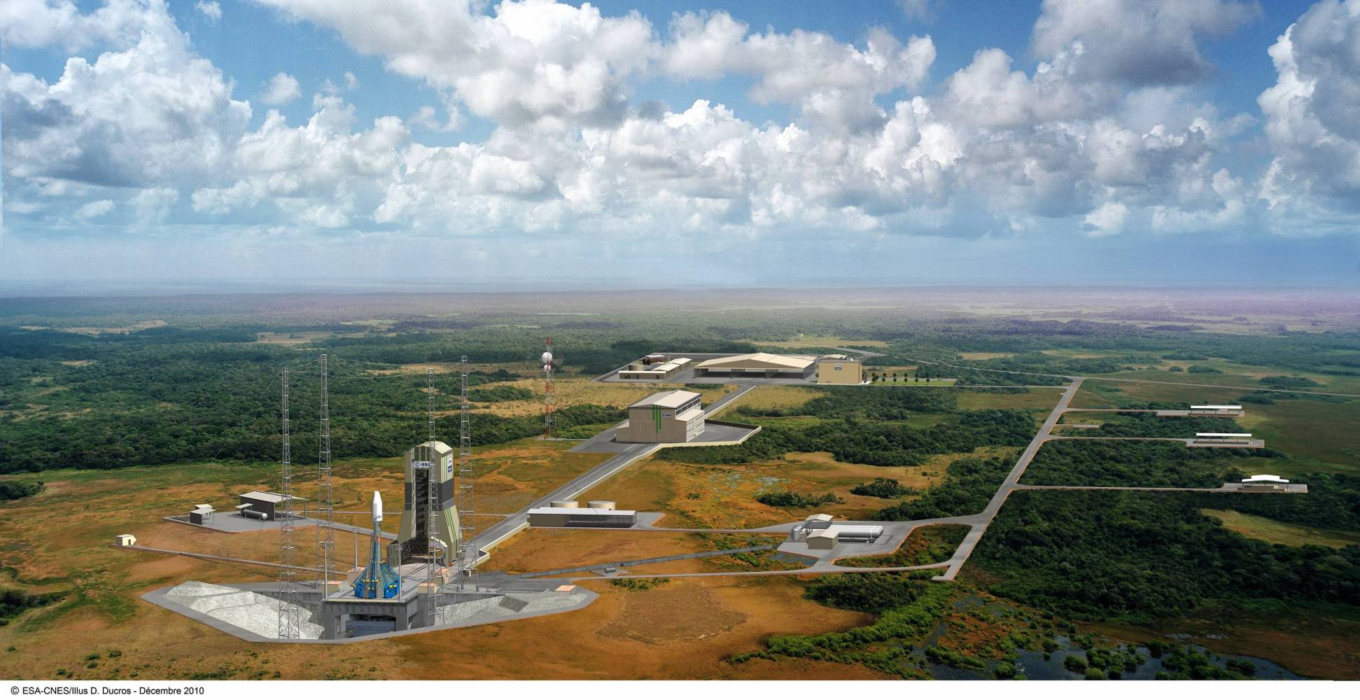french guiana space center