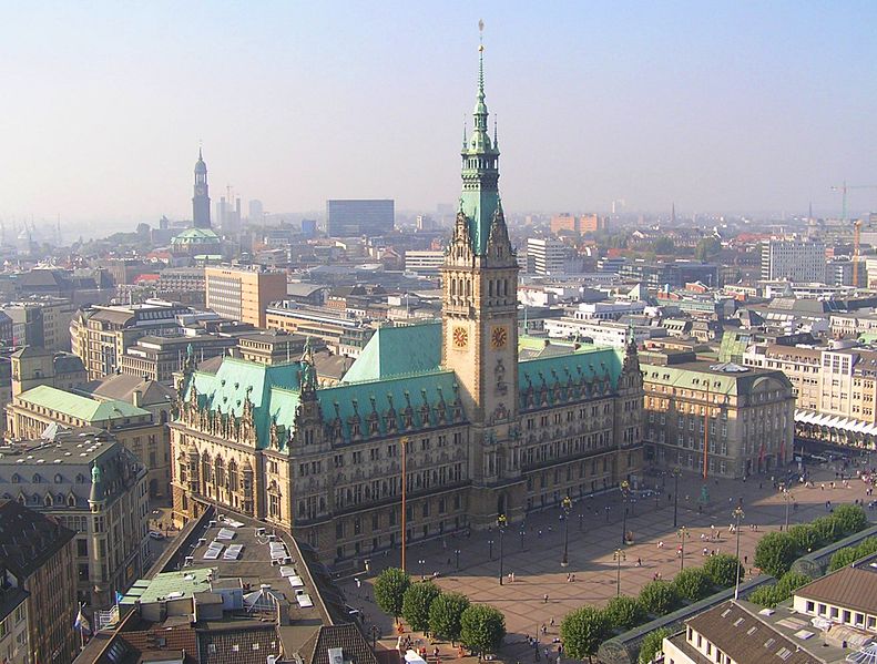 Hamburg Rathaus germany