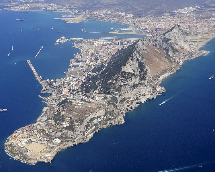 Gibraltar aerial view
