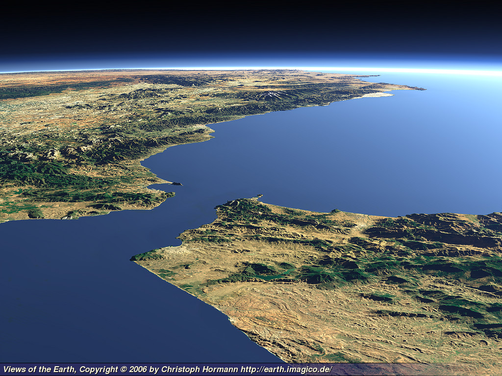 gibraltar satellite map