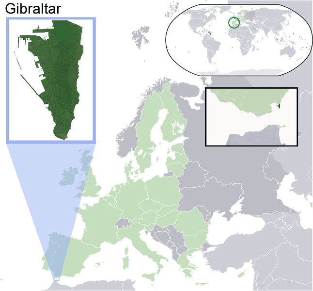 Where is Gibraltar in the World