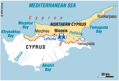 northern cyprus map