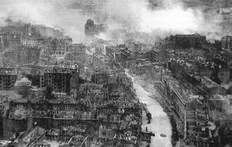 Ruined Kiev 1941 Ukraine