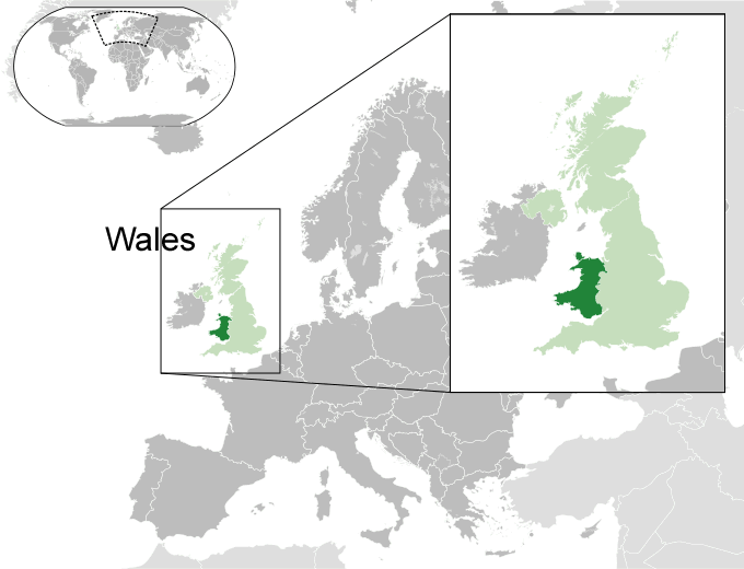 Where is Wales in the World