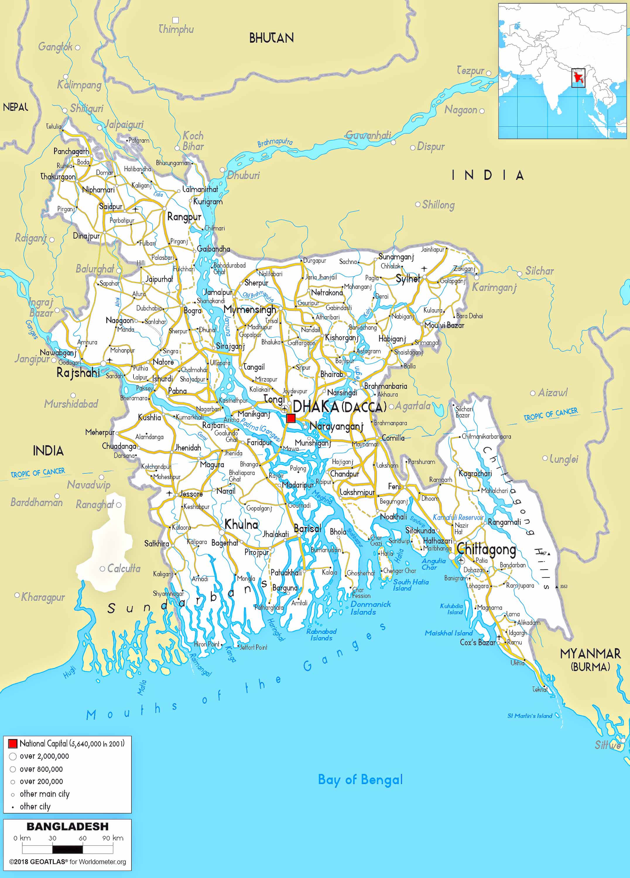 Bangladesh Road Map