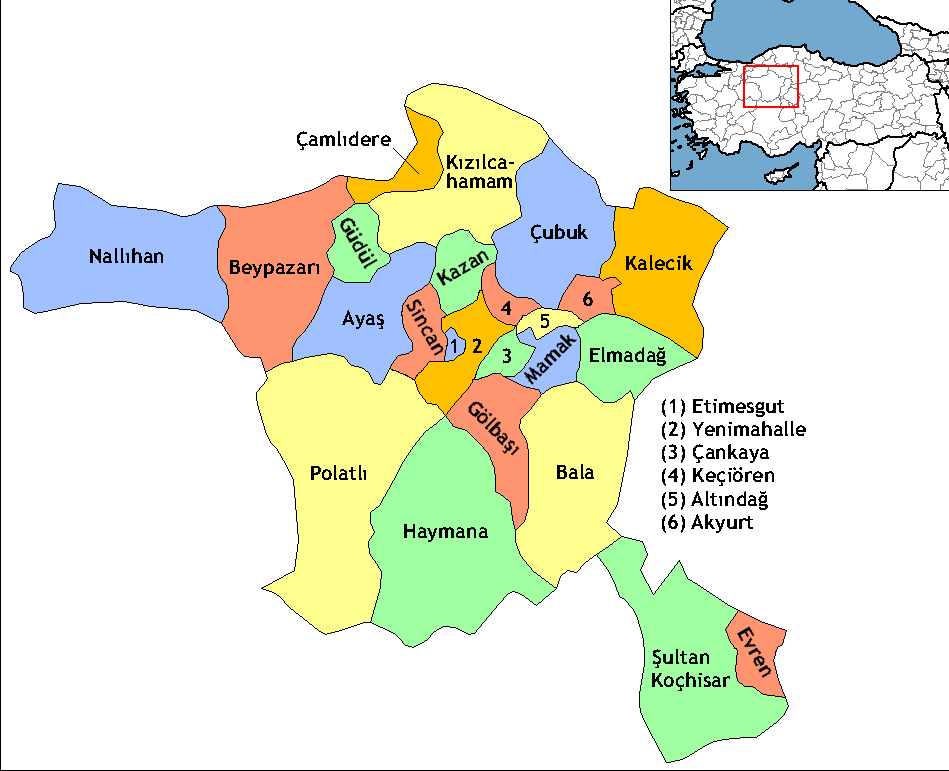Camlidere Map, Ankara