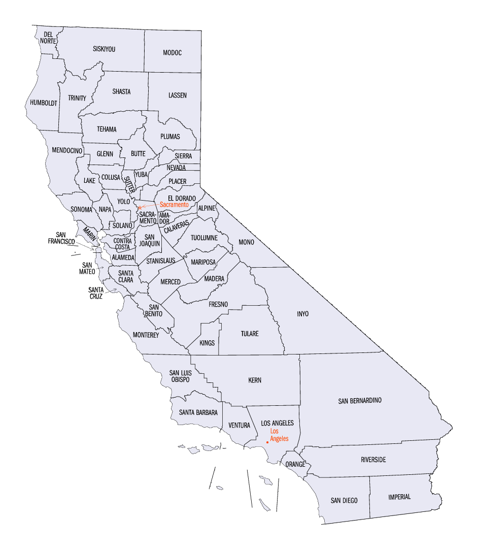 california map counties