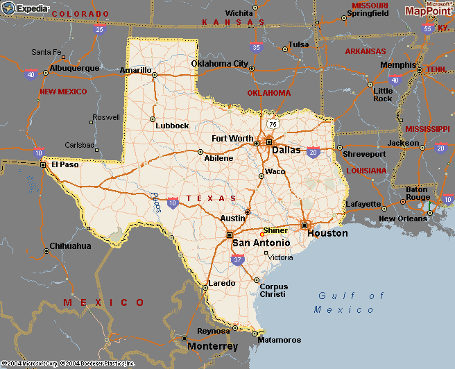 maps of texas