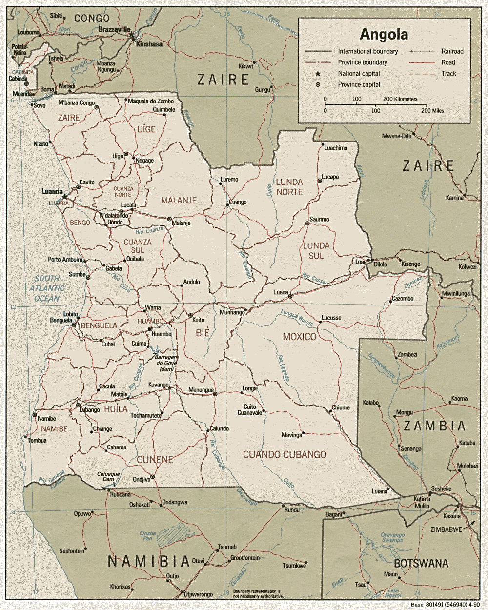 angola road map