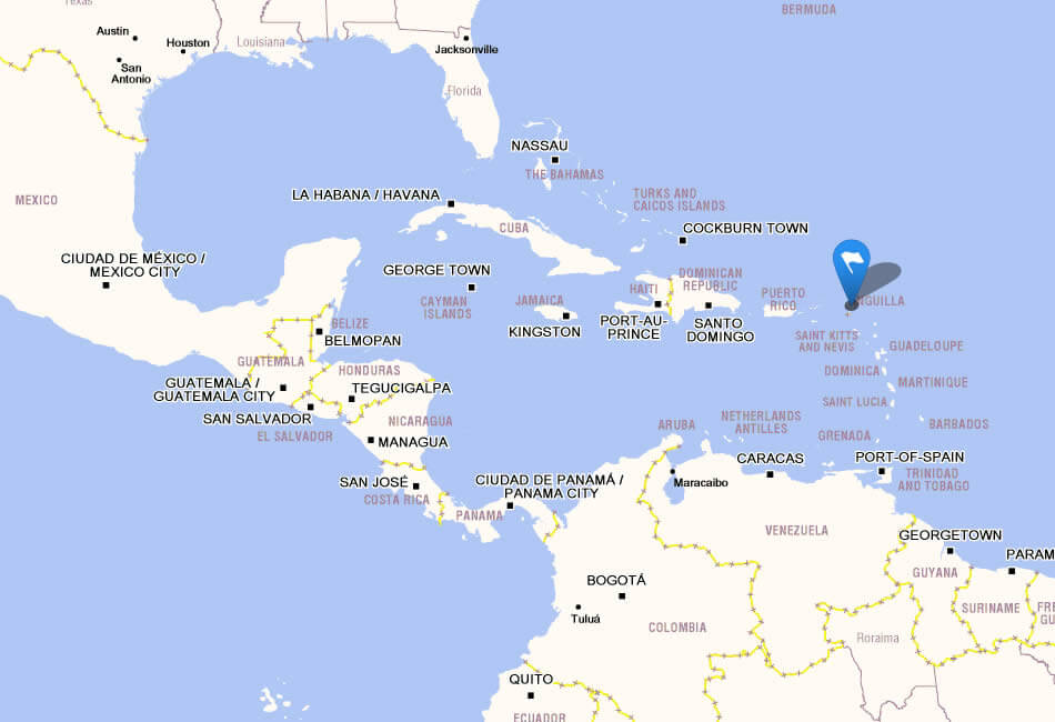 anguilla political map