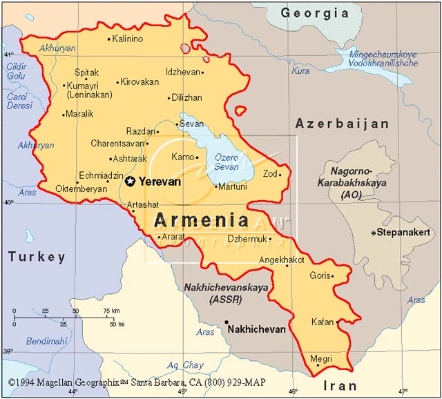 Yerevan, Armenia, Map, & Facts