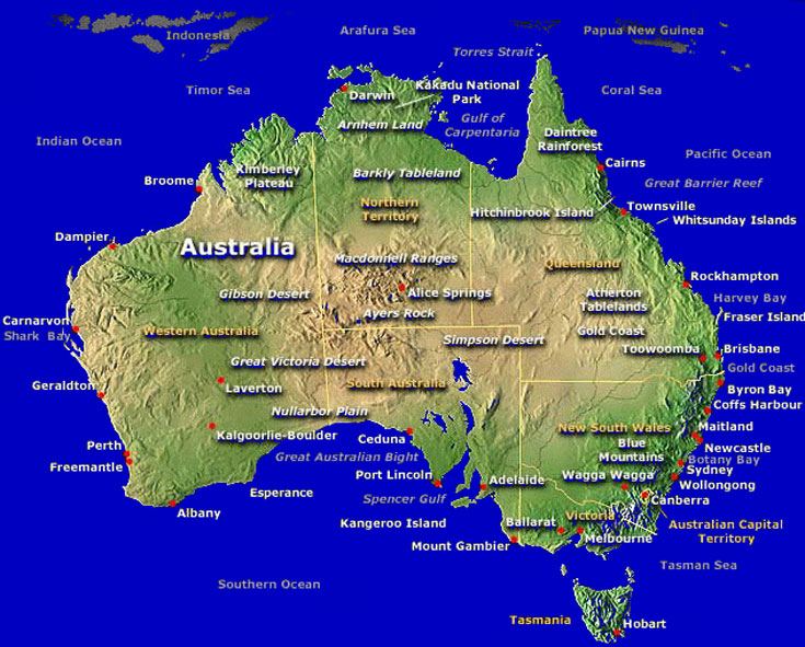 Australia National Map