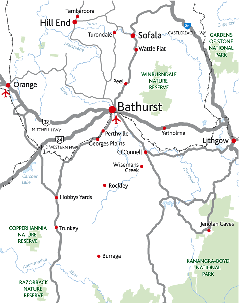 Bathurst District Map