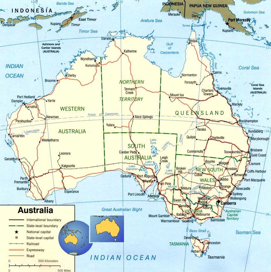 australia map Melton
