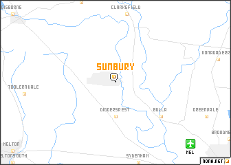 Sunbury map
