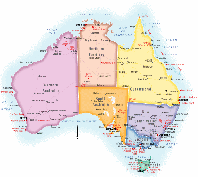 sydney map australia