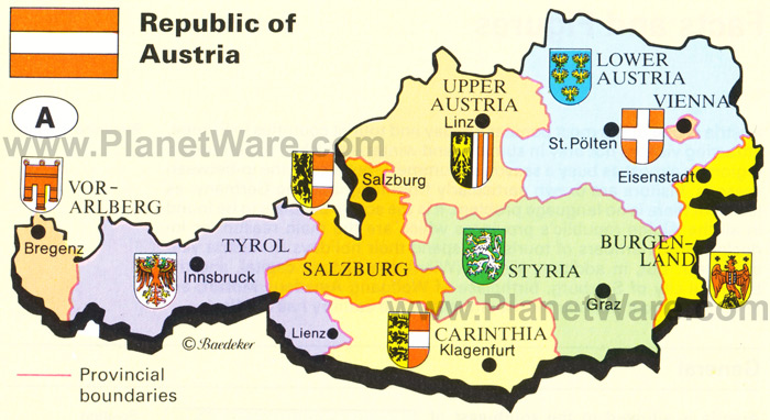 republic of austria map