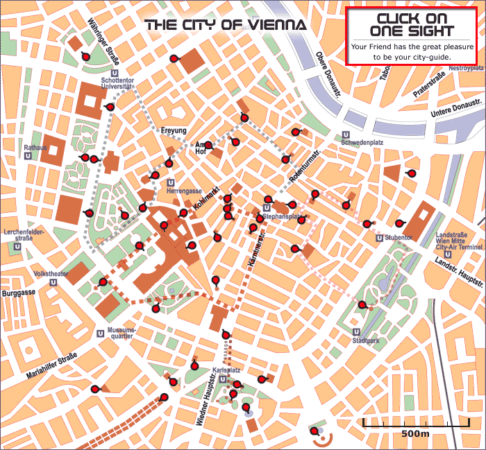 city map of Vienna