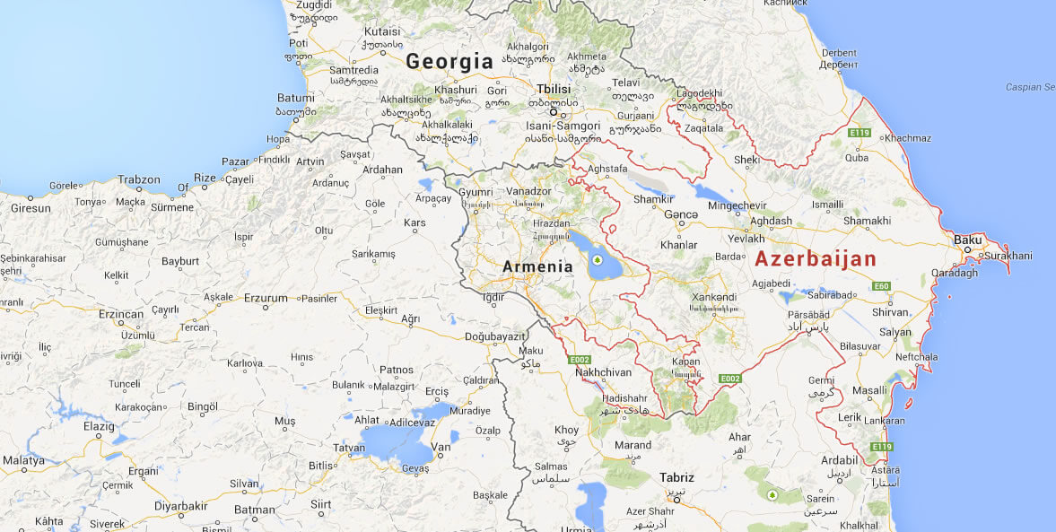 azerbaijan google map