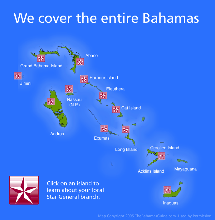 bahamas maps