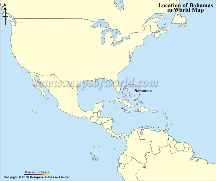 Bahamas Location Map