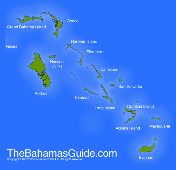 The Bahamas Map