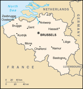 Anderlecht Map and Anderlecht Satellite Image