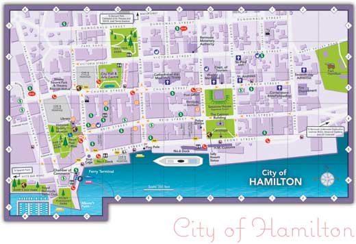 Hamilton City Map