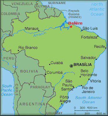 brazil belem map