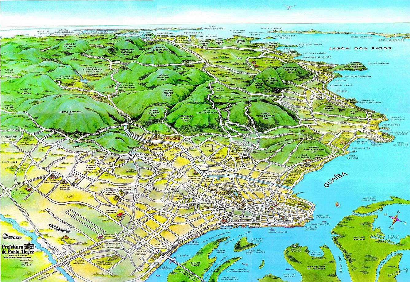 porto alegre historical map