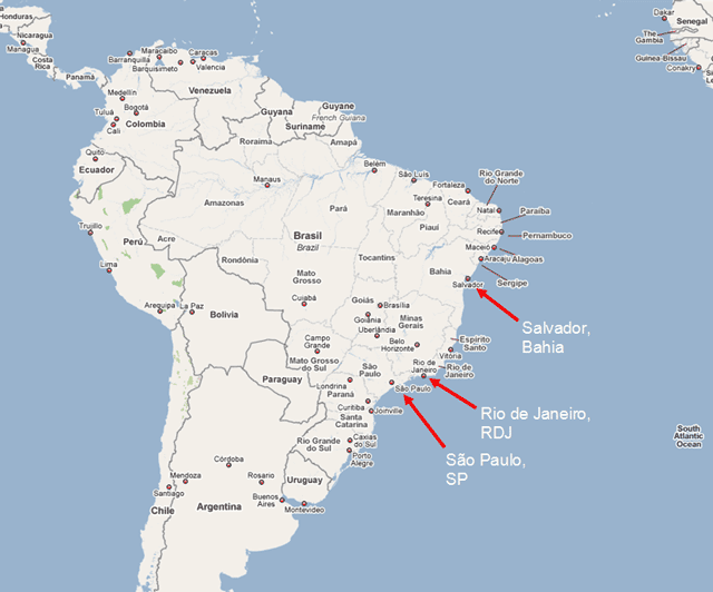 salvador bahia brazil map