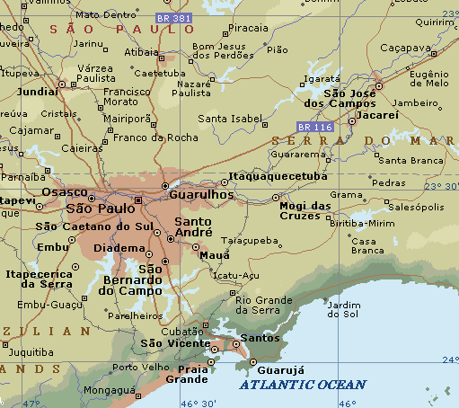 map of sao paulo