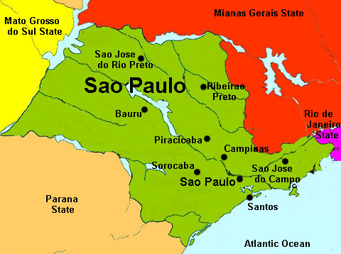 sao paulo state map