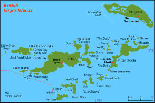 map british virgin islands