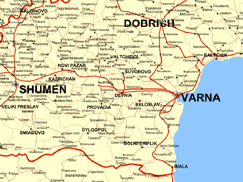 Shumen map