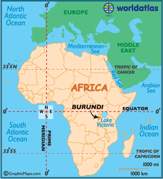 burundi map africa