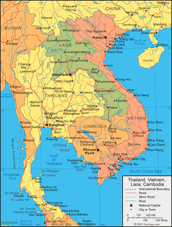 MAP OF CAMBODIA