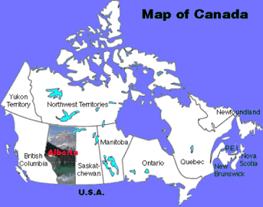 Calgary canada map