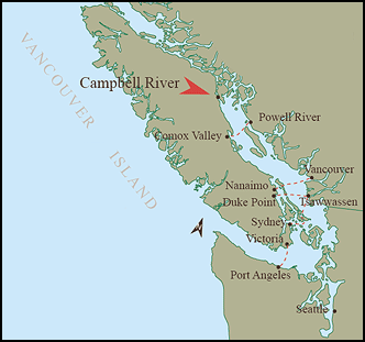 Campbell River map