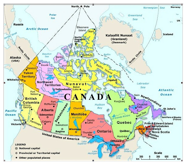 Duncan map canada