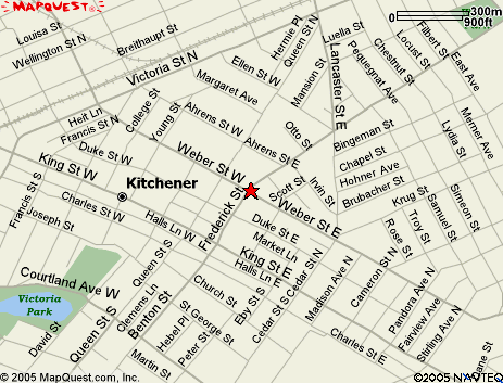 kitchener city map