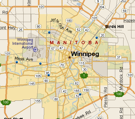 winnipeg map