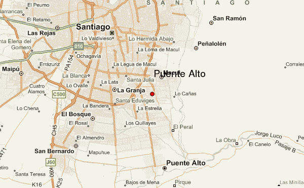 Puente Alto Chile map