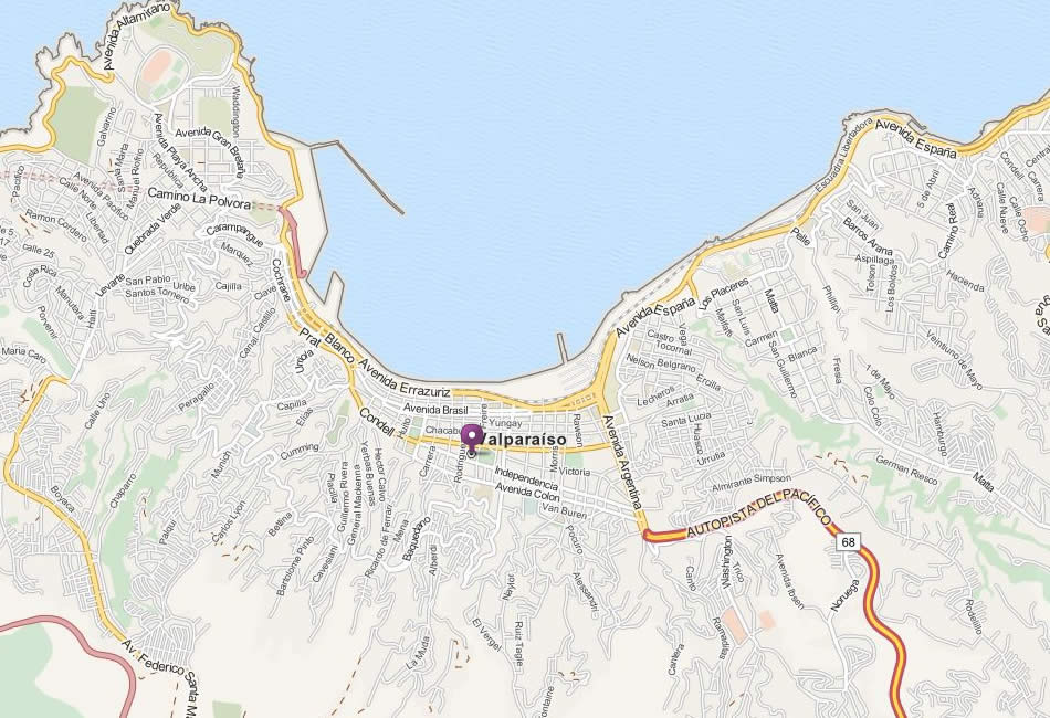 valparaiso map