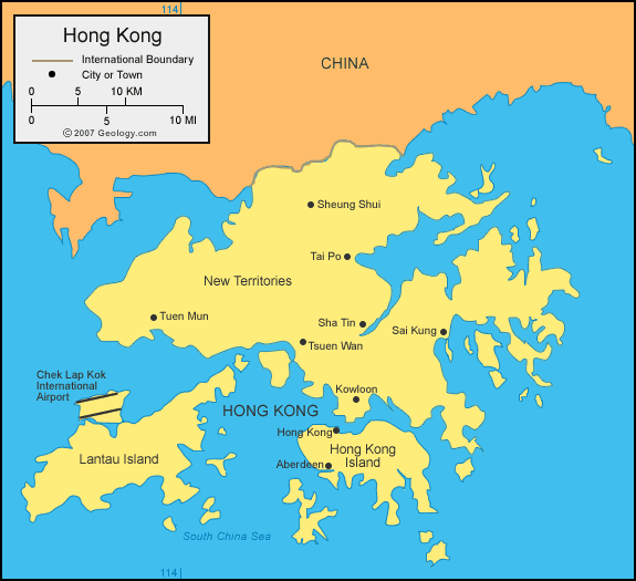 map hong kong china