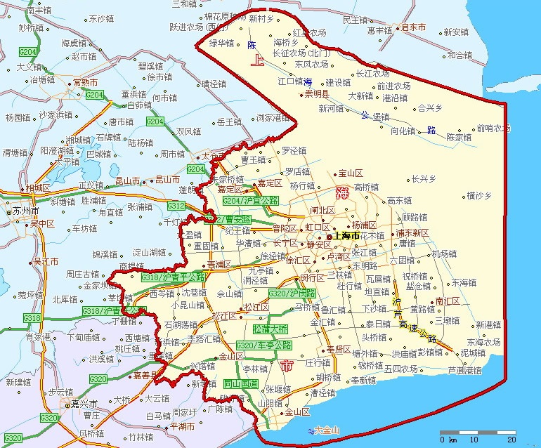 map shanghai