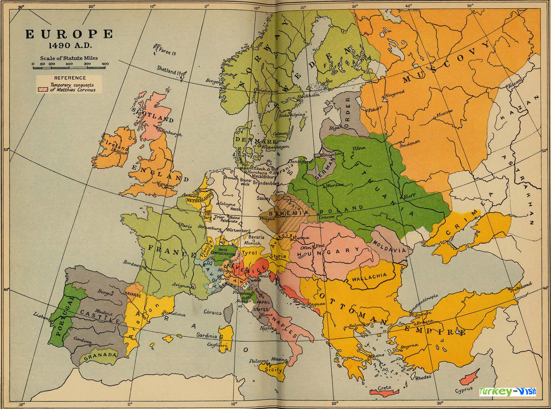 Europe Map 1940